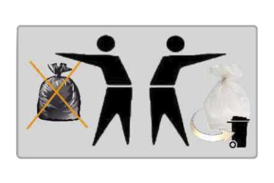 sac d'ordures ménagères
